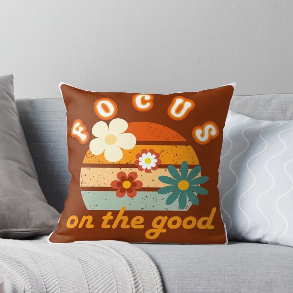 Item preview, Focus on the Good Retro Floral Positive  designed and sold by LAJdesigns.