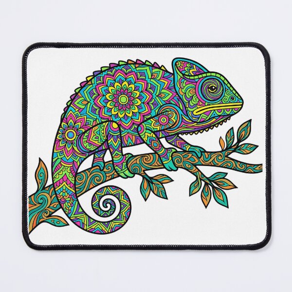 Item preview, Mandala Chameleon Colorful Psychedelic designed and sold by Sabsll.
