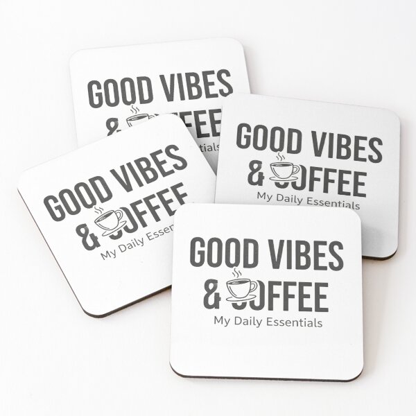 Item preview, T-shirt "GOOD VIBES & COFFEE" designed and sold by PT PROJECT.