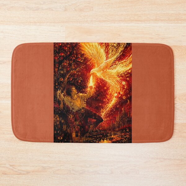 Item preview, The Firebird - The Feather That Burns the Soul | Mystical Slavic Art designed and sold by Natalia-Vlad.