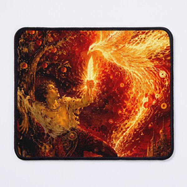 Item preview, The Firebird - The Feather That Burns the Soul | Mystical Slavic Art designed and sold by Natalia-Vlad.