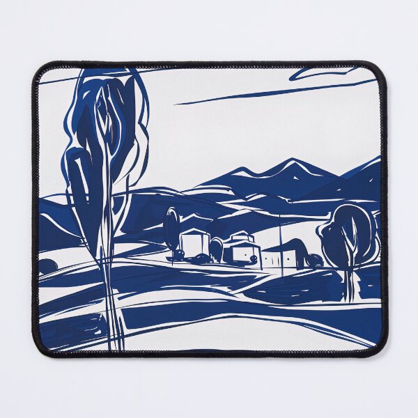 Item preview, Canberra, Australia - Blue Abstract Art designed and sold by shadow-bloom.