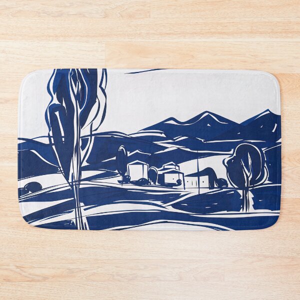 Item preview, Canberra, Australia - Blue Abstract Art designed and sold by shadow-bloom.