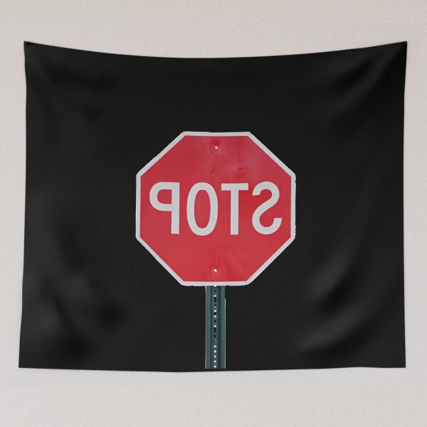 Item preview, Backwards Stop Sign designed and sold by TackyTime.