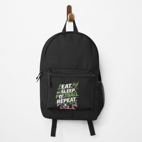Item preview, Eat Sleep Football Repeat | Funny Soccer Lover design designed and sold by Right-UR.