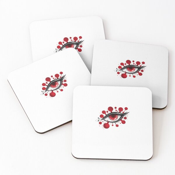 Item preview, Eye of Sound Red Anime Sticker designed and sold by pedropereira19.