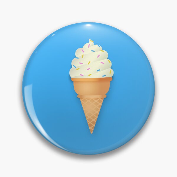 Item preview, Ice Cream Cone Soft Serve Cute Sticker Favorite Food Minimalist Design designed and sold by gelahope.