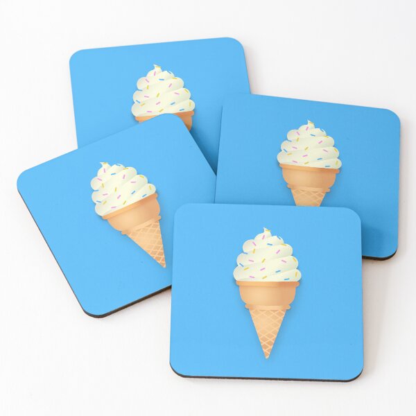 Item preview, Ice Cream Cone Soft Serve Cute Sticker Favorite Food Minimalist Design designed and sold by gelahope.