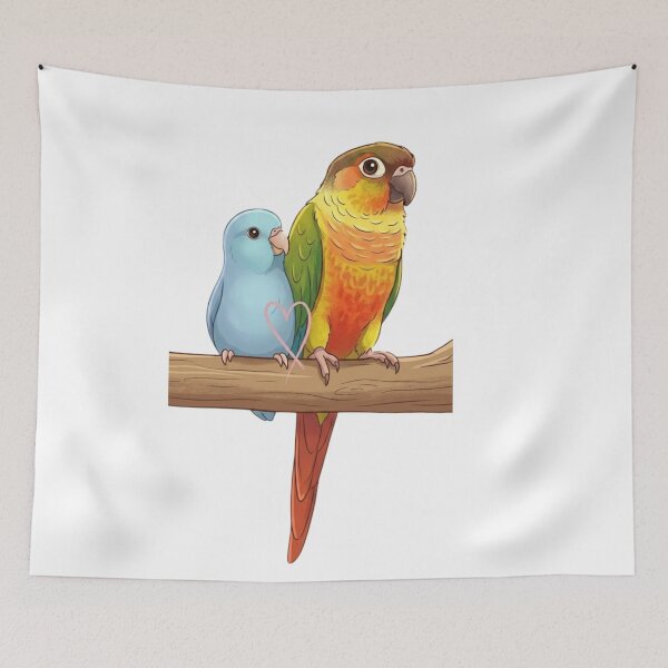 Item preview, "Thid Lord and Kiwi: A Special Parrot Friendship" designed and sold by Danmaha.