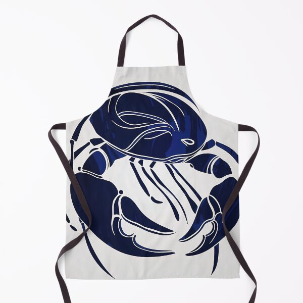 Item preview, Cancer zodiac symbol - Blue Abstract Art designed and sold by shadow-bloom.
