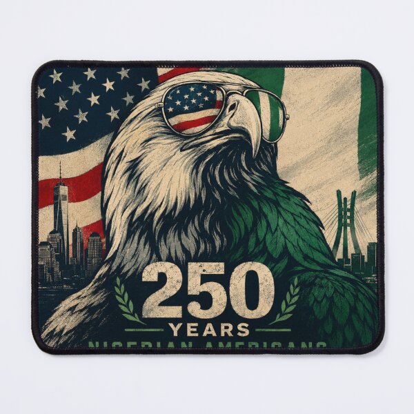 Item preview, USA 250th Nigerian American Pride Tee designed and sold by wordeepod.