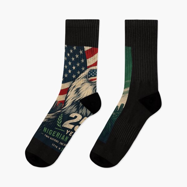 Item preview, USA 250th Nigerian American Pride Tee designed and sold by wordeepod.