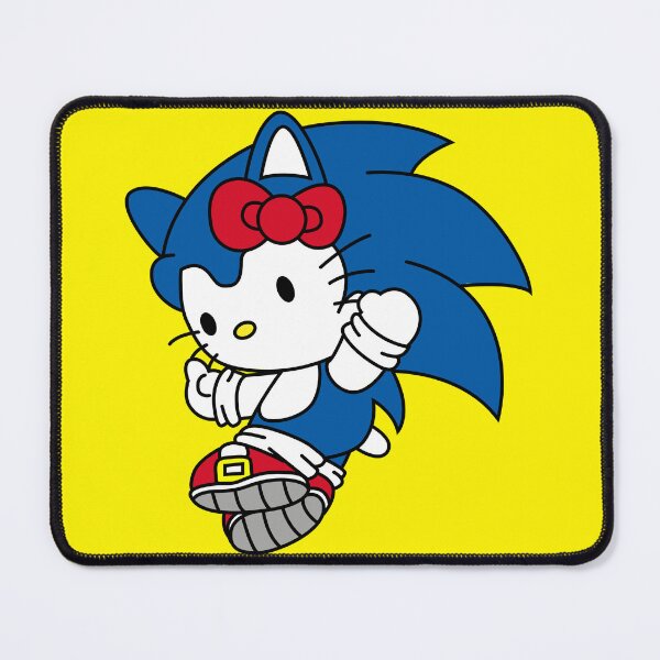 Item preview, Hello kitty in a blue hedgehog suit designed and sold by Renlexd.