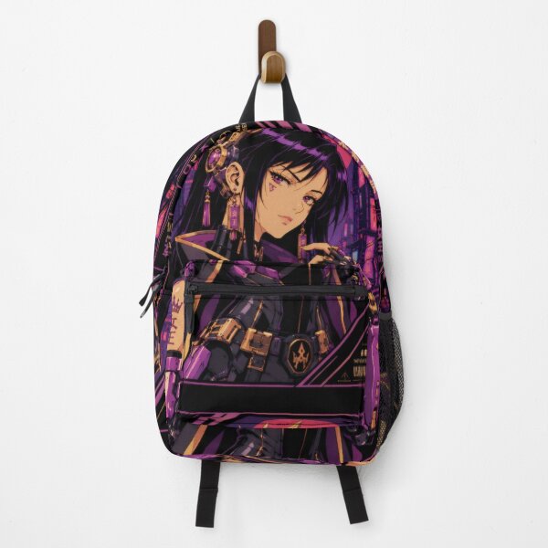 Item preview, Cyberpunk Dark Queen - Retro Anime Empress designed and sold by Apocalyptic Art Studio.