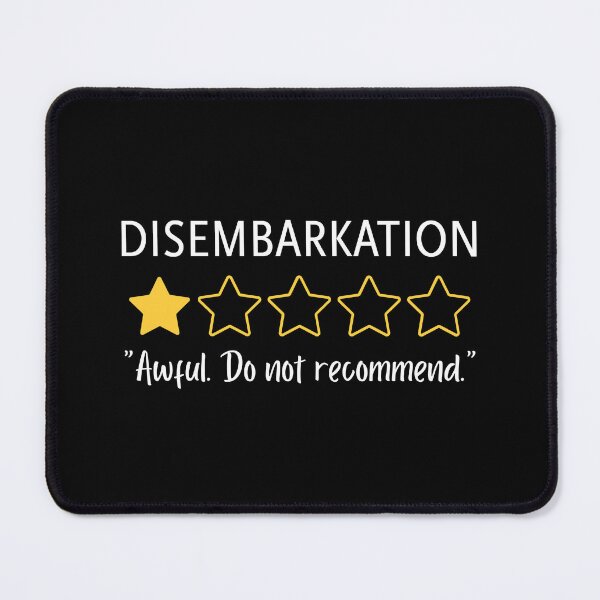 Item preview, Disembarkation Awful Do not recommend  designed and sold by Comfy Creations.
