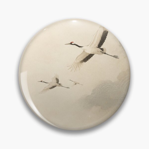 Item preview, Japanese Crane Poster designed and sold by Yugen Veilshadow.