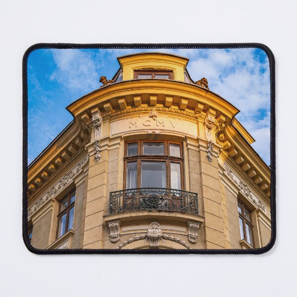 Item preview, Historic Tower Dated 1905 — Architecture with Flowers designed and sold by Rabee Khalil Photography.