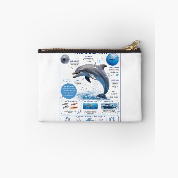 Item preview, Educational Dolphin Anatomy Poster designed and sold by AzalaiBubbles.