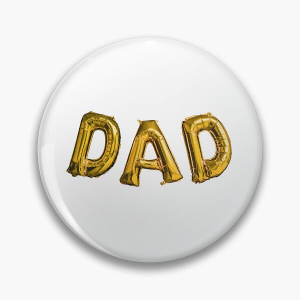 Item preview, Gold Balloon DAD Father’s Day Design designed and sold by shaescreations1.