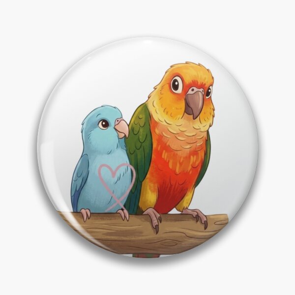 Item preview, "Thid Lord and Kiwi: A Special Parrot Friendship" designed and sold by Danmaha.