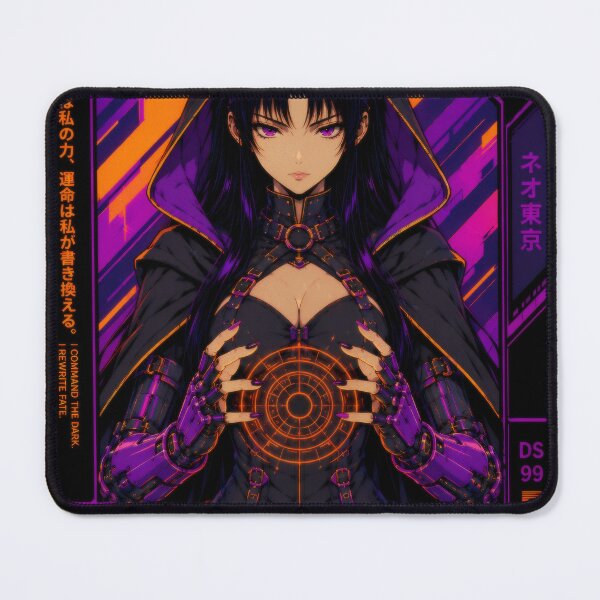 Item preview, Cyberpunk Dark Sorceress - Retro Anime Witch designed and sold by Apocalyptic Art Studio.