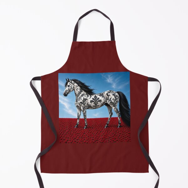 Item preview, White & Black Baroque Horse designed and sold by DesignsByPrnces.