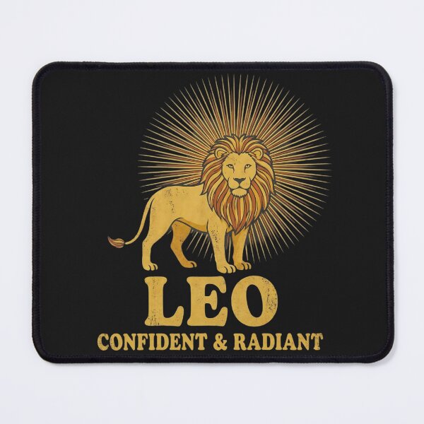 Item preview, Leo Zodiac Lion Sunburst Design – Confident & Radiant Daily Horoscope Art | Astrology Gift for Leo designed and sold by Bhaskar Digital Art.