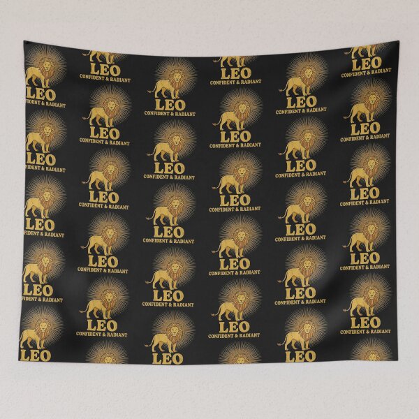 Item preview, Leo Zodiac Lion Sunburst Design – Confident & Radiant Daily Horoscope Art | Astrology Gift for Leo designed and sold by Bhaskar Digital Art.