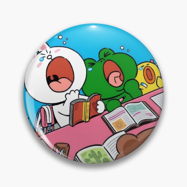 Item preview, Sally, Brown, Cony and Leonard Friends / Sleepy Cartoon Friends - Bored at School Study Club designed and sold by Billy Morfo™.