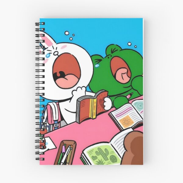 Item preview, Sally, Brown, Cony and Leonard Friends / Sleepy Cartoon Friends - Bored at School Study Club designed and sold by Billy Morfo™.