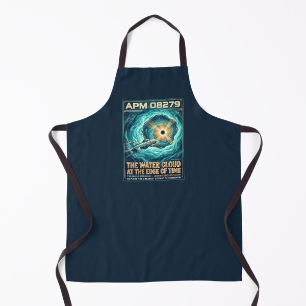 Item preview, Quasar APM 08279 Retro NASA Travel Poster Cosmic Ocean designed and sold by RetroRewind Studio.