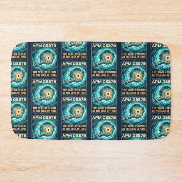 Item preview, Quasar APM 08279 Retro NASA Travel Poster Cosmic Ocean designed and sold by RetroRewind Studio.