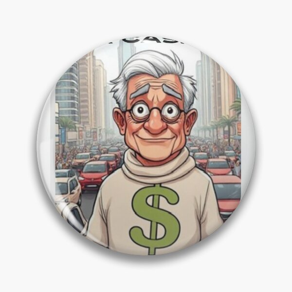 Item preview, Mr Cash Cartoon Character designed and sold by LumivaraGallery.