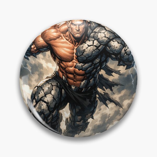 Item preview, Rocky Superhero With Lightning designed and sold by ThatUnknownOre.