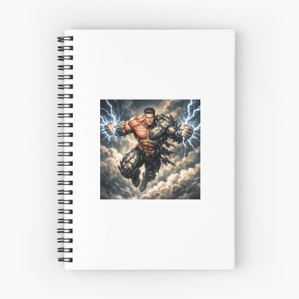 Item preview, Rocky Superhero With Lightning designed and sold by ThatUnknownOre.