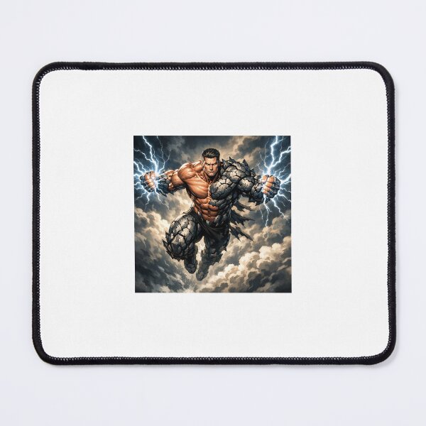 Item preview, Rocky Superhero With Lightning designed and sold by ThatUnknownOre.