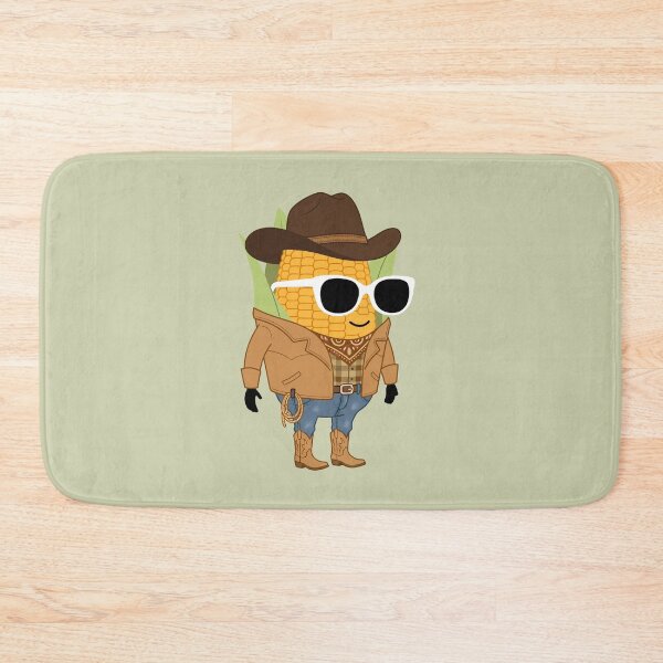 Item preview, Corn Cowboy Flat designed and sold by White Rim Mates.
