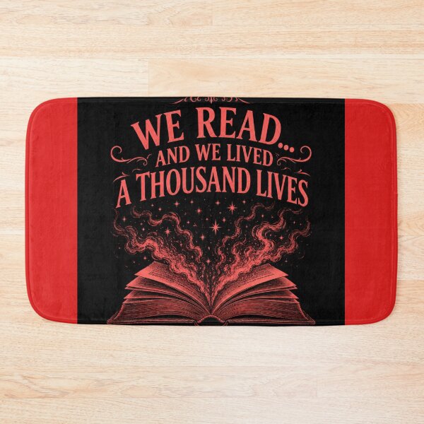 Item preview, WE READ... AND WE LIVED A THOUSAND LIVES designed and sold by KINSPIREWOLFBAT.