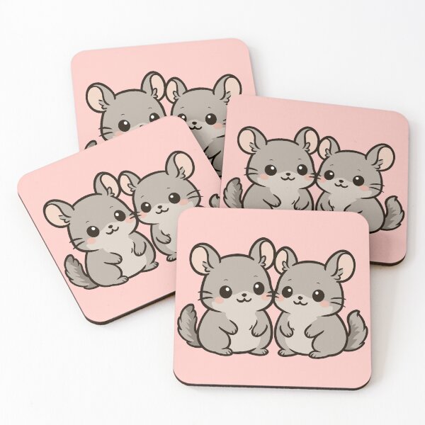 Item preview, Baby Twin Chinchillas designed and sold by Ghost on Toast.