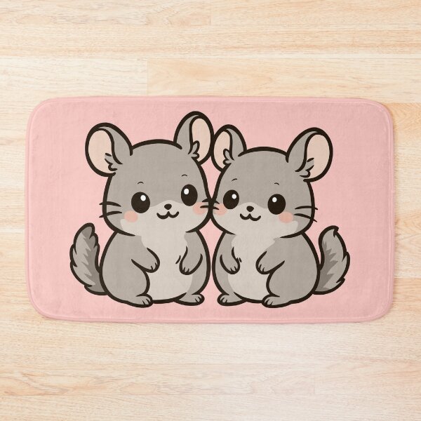 Item preview, Baby Twin Chinchillas designed and sold by Ghost on Toast.