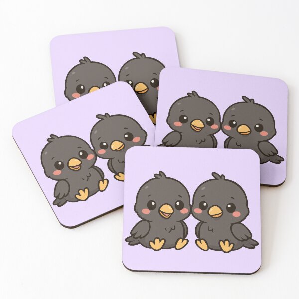 Item preview, Baby Twin Crows designed and sold by Ghost on Toast.