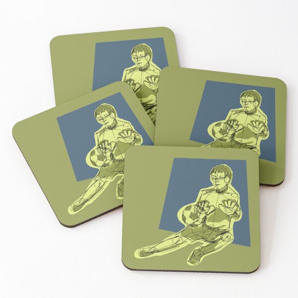 Item preview, Block Goalkeeper with green background  designed and sold by missmann.