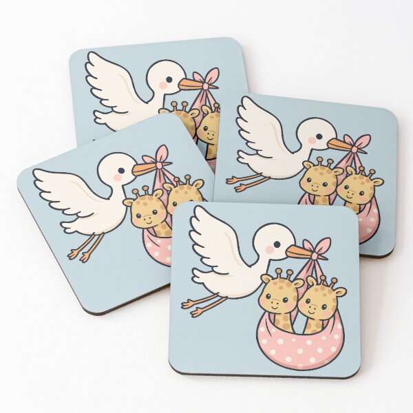 Item preview, Stork Bring Bundles of Joy in the Form of Baby Giraffes designed and sold by Ghost on Toast.