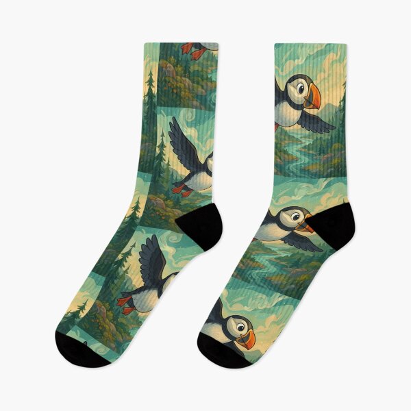 Item preview, Puffin in Acadia National Park designed and sold by Ghost on Toast.