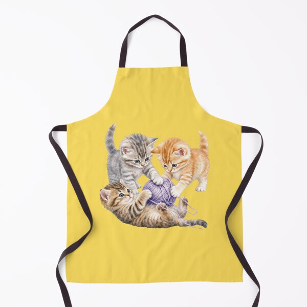 Item preview, Cute Kittens Playing with Yarn Watercolor - Watercolor Nursery Art designed and sold by PAPIRO SIGLO XXI.
