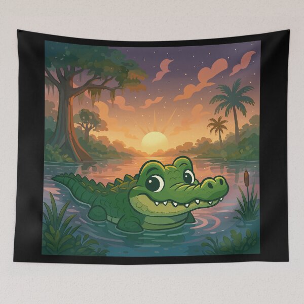 Item preview, Alligator in Everglades National Park designed and sold by Ghost on Toast.