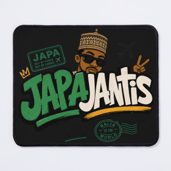 Item preview, JapaJantis Hausa Fula Cap Diaspora Tee designed and sold by wordeepod.