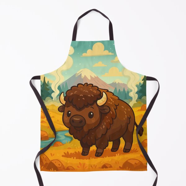 Item preview, Buffalo in Yellowstone National Park designed and sold by Ghost on Toast.