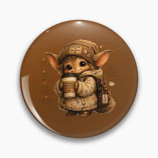 Item preview, Coffee Creative Gremlin designed and sold by SecretSquirrellDesigns.