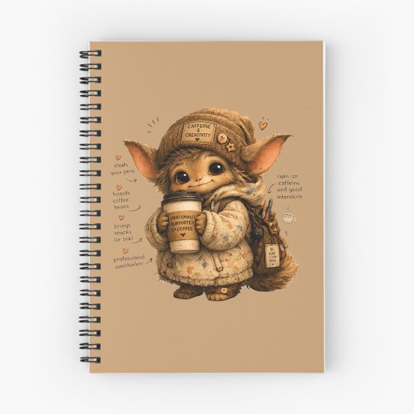 Item preview, Coffee Creative Gremlin designed and sold by SecretSquirrellDesigns.